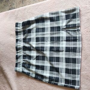 Plaid Mini Skirt